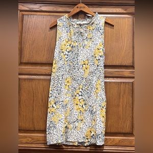 LOFT floral shift dress